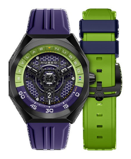 Skylab Automatic Limited Edition Blue / Blue Rubber | Blue Dial