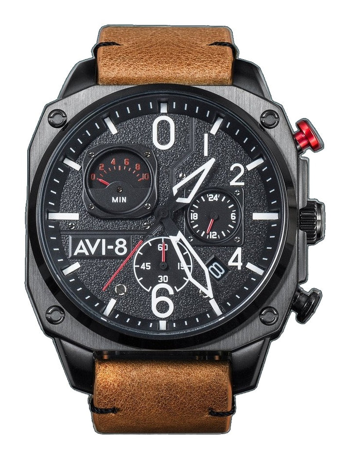 Hawker Hunter Retrograde Chronograph | Black Dial