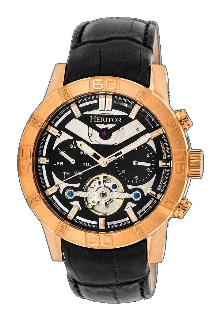 Hannibal Rose Gold/Black | Black Dial
