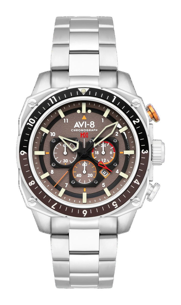 ATLAS DUAL TIME CHRONOGRAPH GREY / STAINLESS STEEL | Grey Dial