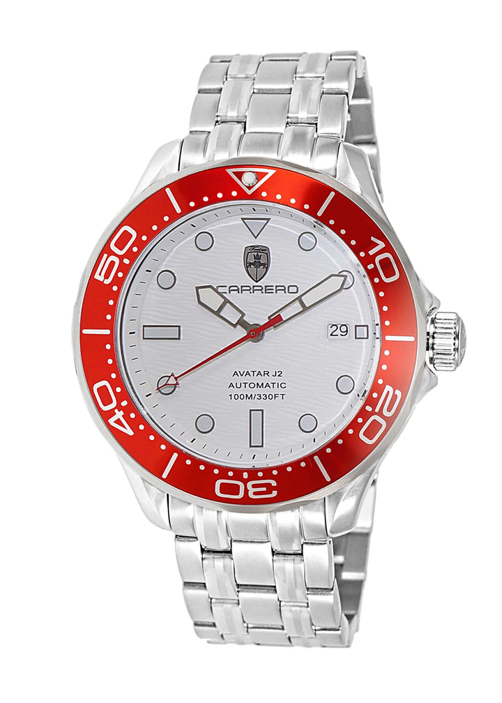 AVATAR-J2 White/Red | White Dial
