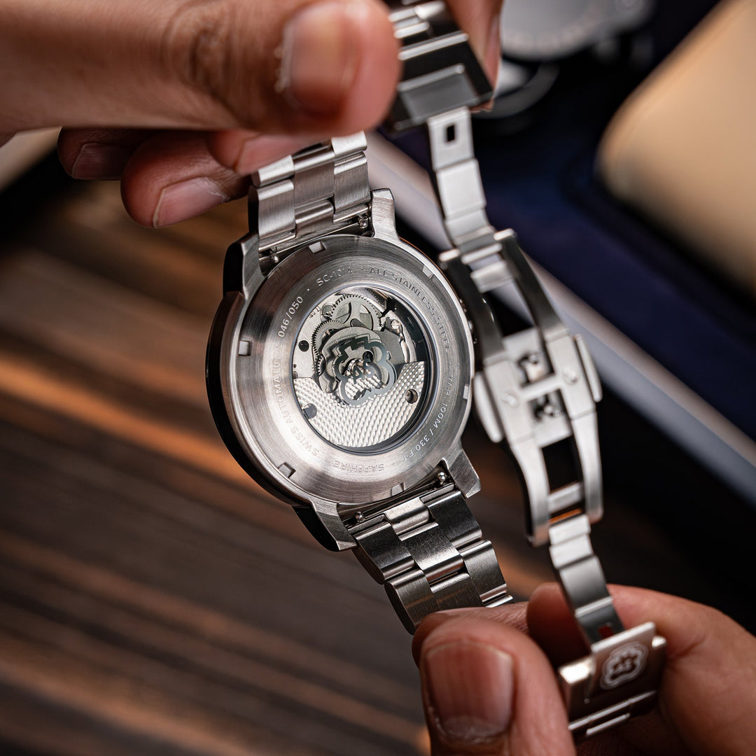 HEINRICH SWISS AUTOMATIC LIMITED EDITION LIMITED EDITION GREY / STAINLESS STEEL 