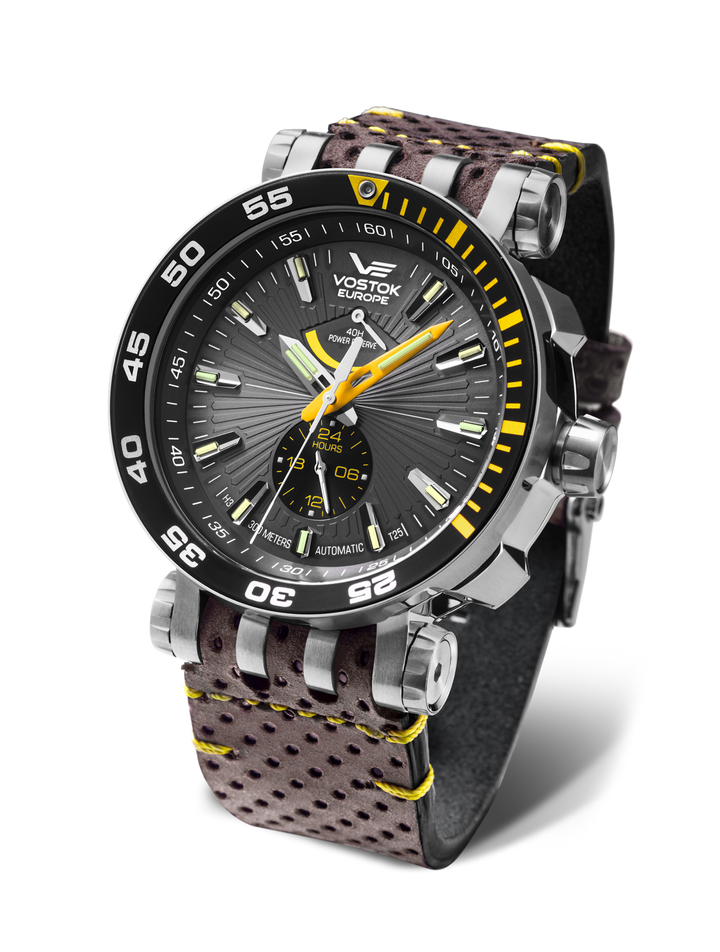 Energia Gray Dial / Brown Leather Gray Dial