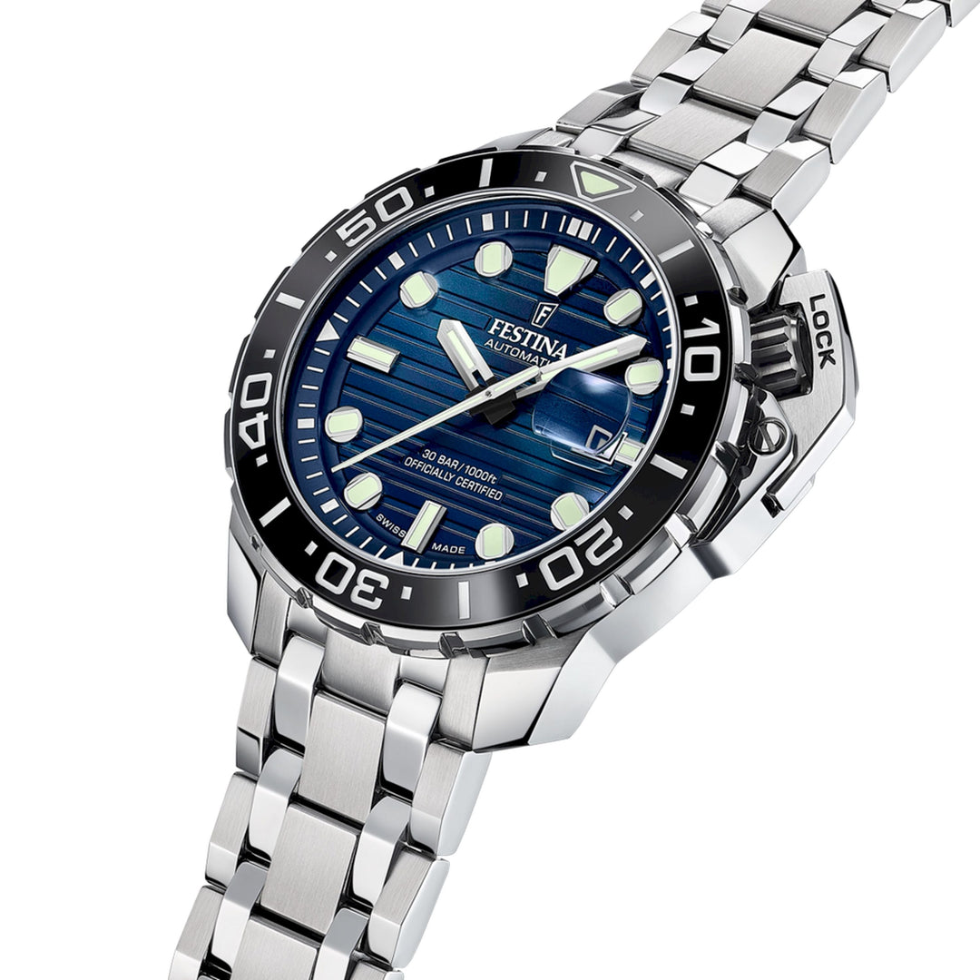 Odyssey Diver Blue / Stainless Steel Blue Dial