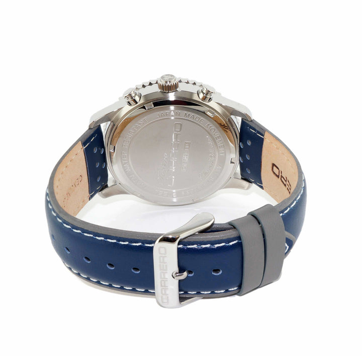 Aureum SILVERTONE/WHITE-BROWN Blue Dial
