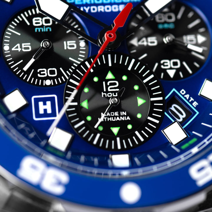 SYSTEMA PERIODICUM Blue/Leather Blue Dial