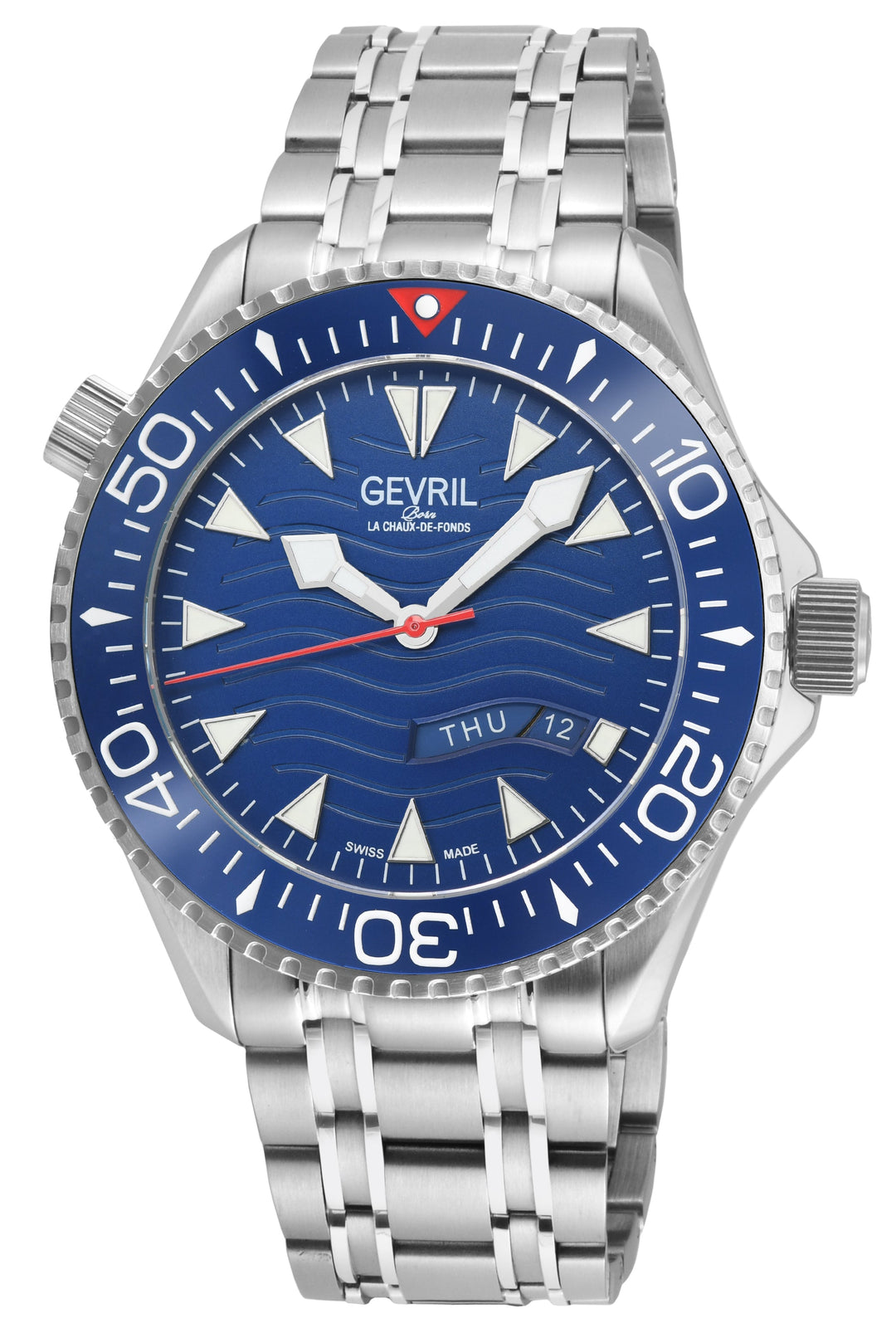 Hudson Yards Swiss Automatic Custom made SW220 - Day/Date display Diver watch, B