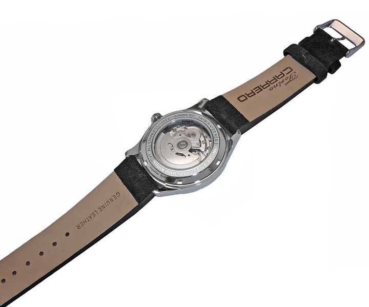 AEQUILUX SILVER TONE/GREEN -BLACK | Green Dial