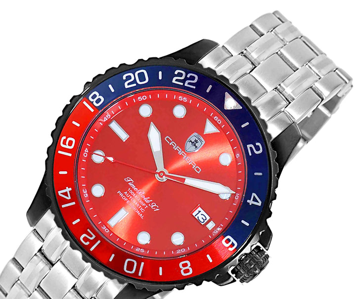 TIME BOLD- X4 BLUE/RED -SS Blue Dial