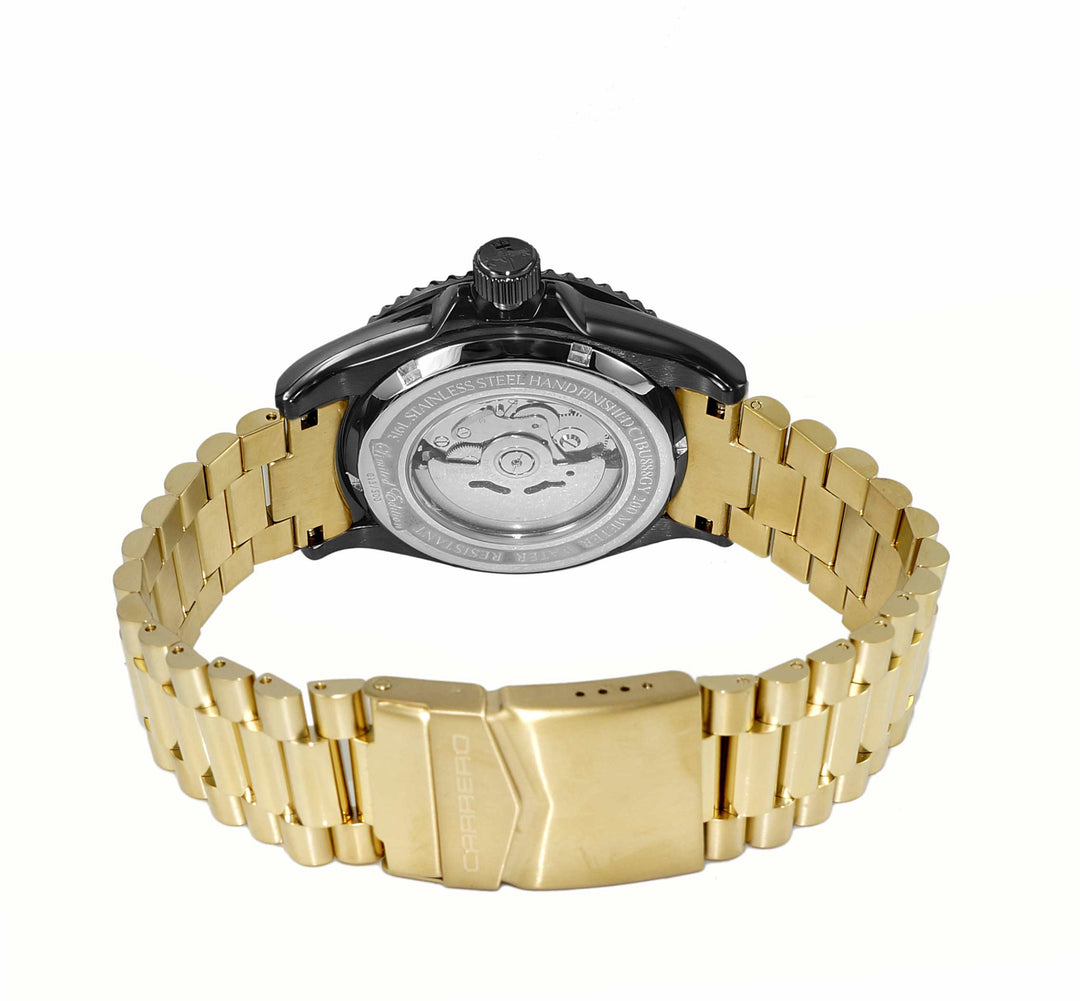 CATANIA -PD IP-BLACK / GOLDTONE Black Dial