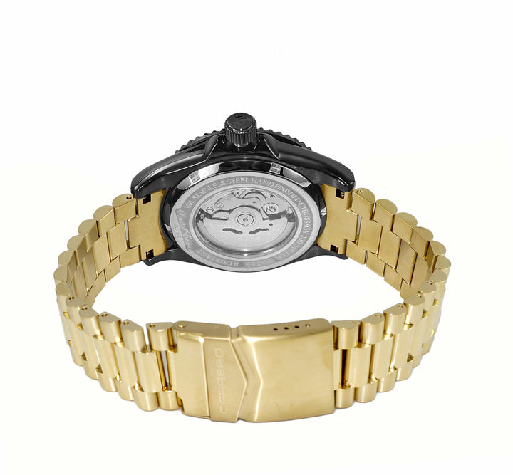 CATANIA -PD IP-BLACK / GOLDTONE Black Dial