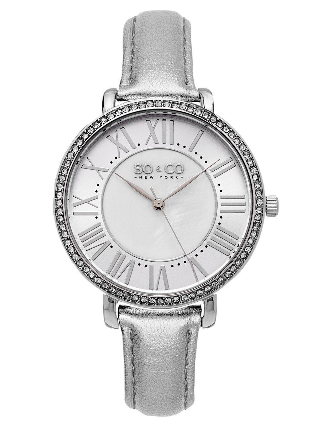 Chelsea 5090 Silver White Mother of Pearl Dial