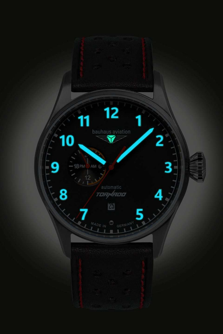 Aviation Tornado Black Dial with White | Black Dial