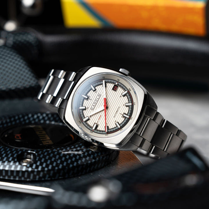 Buxton Automatic Grey/ Stainless Steel Stainless Steel | Grey Dial
