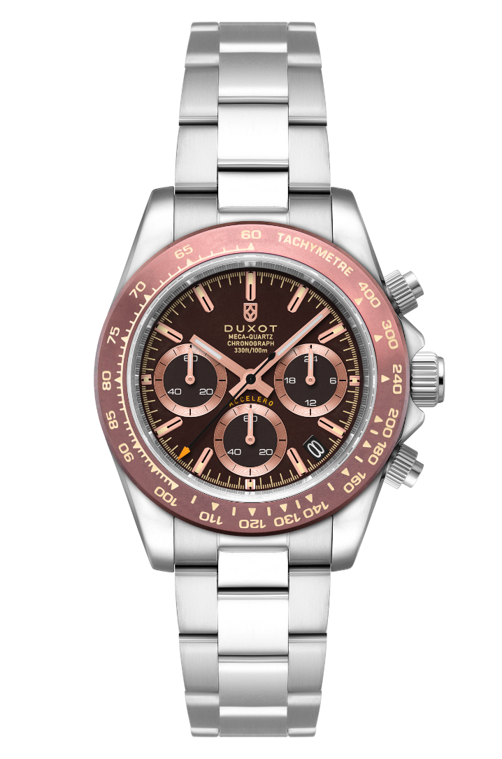 Accelero Chronograph Brown / Stainless Steel | Brown Dial