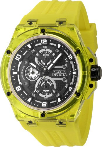 Racing 46mm / Black / Yellow | Black Dial