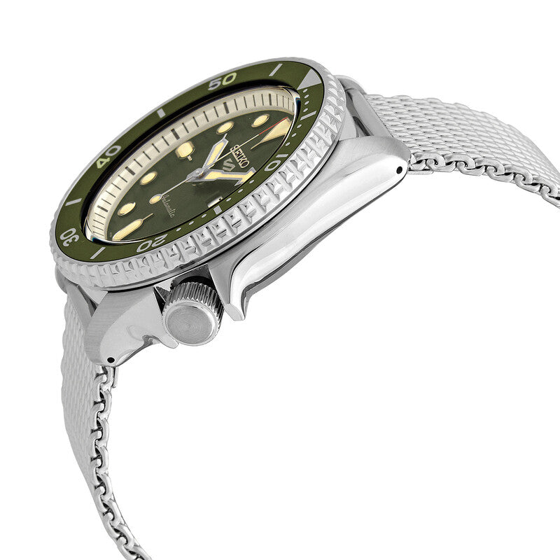 5 Sports SKX Series Green Dial / Silicone Strap Green Dial