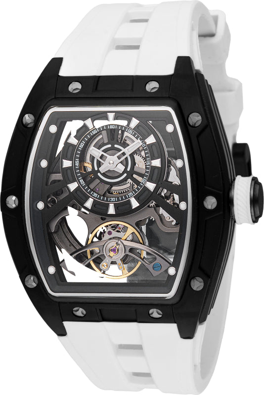 S1 Rally 44mm / Black / White | Black Dial