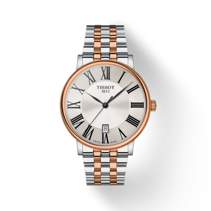 T-Classic Carson Two-Tone Silver Dial