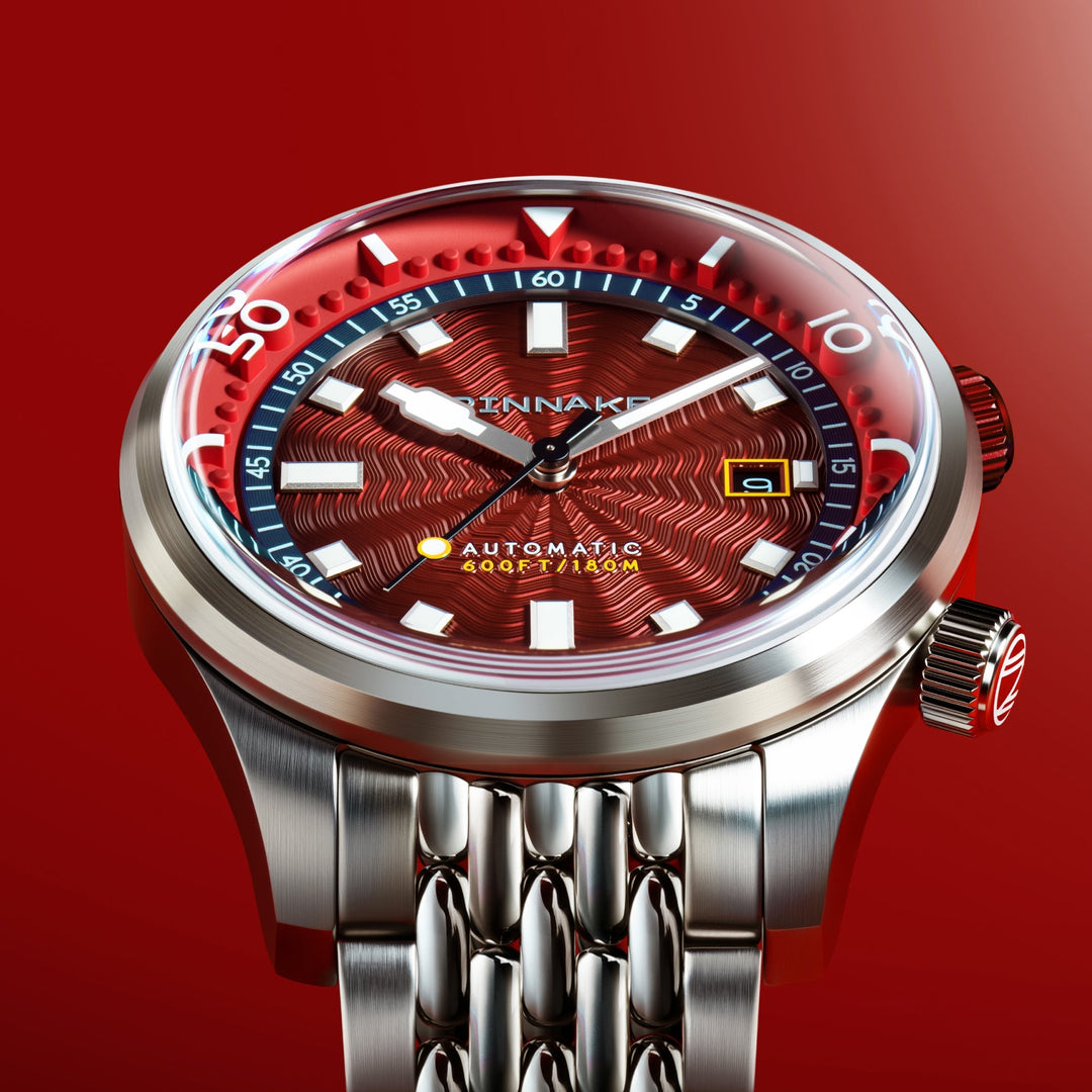 Bradner Automatic Red / Stainless Steel Red Dial