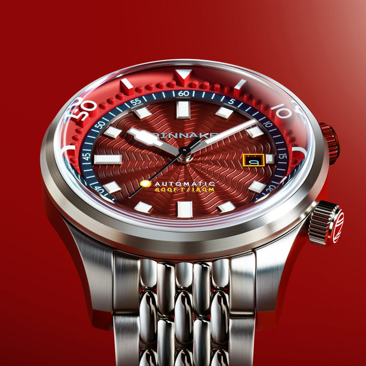 Bradner Automatic Red / Stainless Steel Red Dial