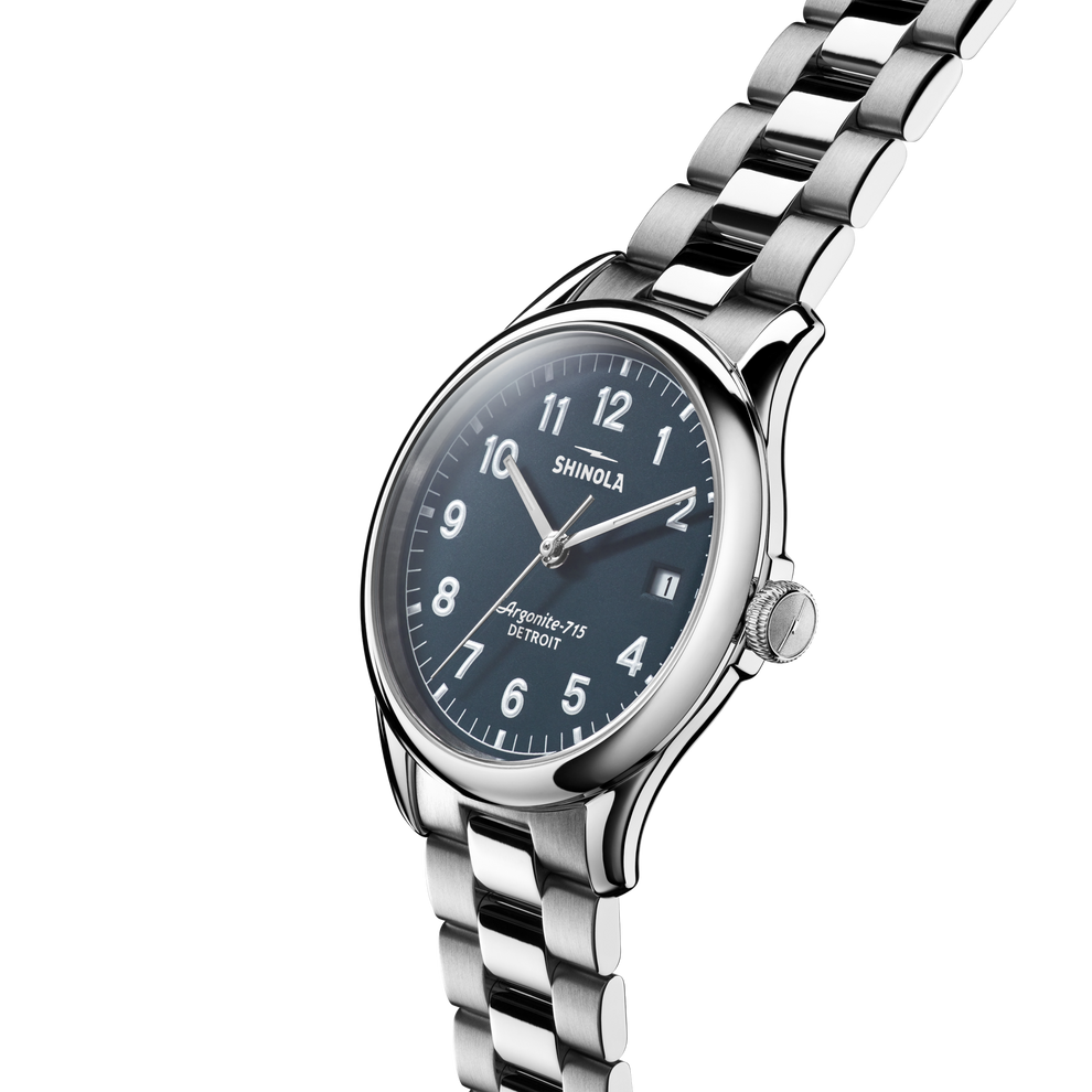 Vinton 38mm Blue | Blue Dial