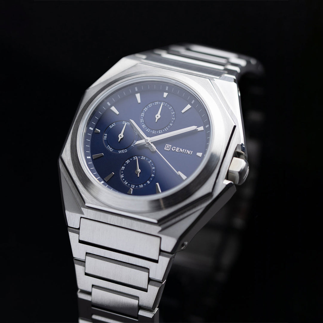 Ferro Silver Silver | Blue Dial