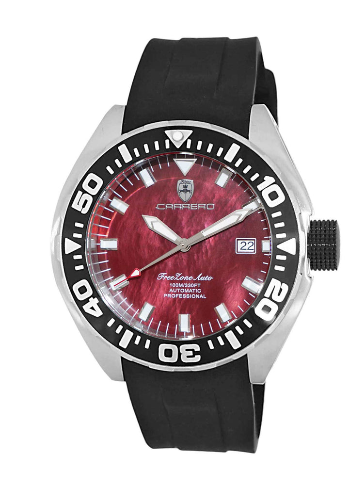 FreeZone-Auto Maroon | Maroon Dial