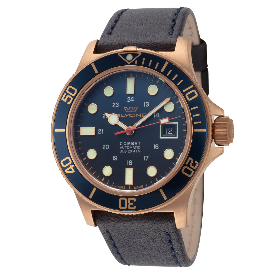 Combat Sub Bronze 42 mm / Blue / Blue Blue Dial