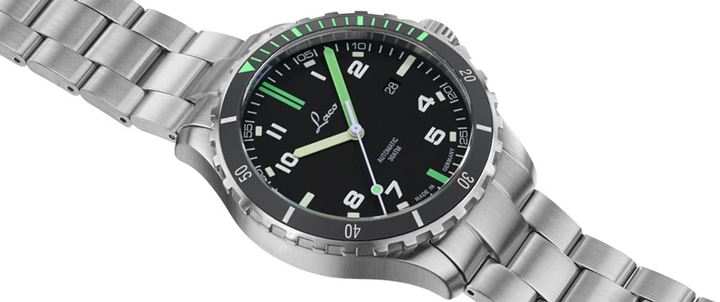 Squad Watch Amazonas 42mm Metal Bracelet Black Dial