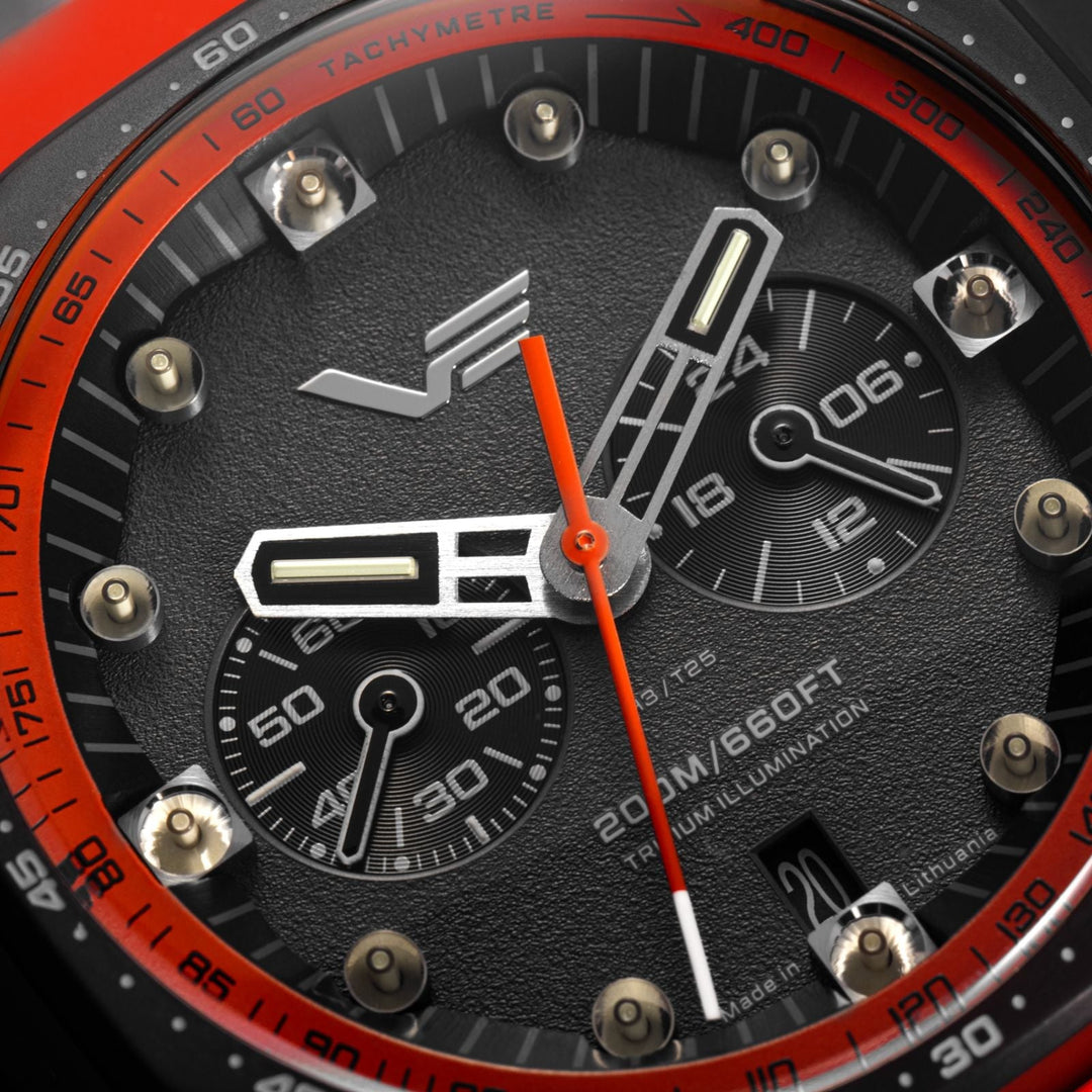 ATOMIC AGE ANDREI SAKHAROV Black/Leather Black Dial
