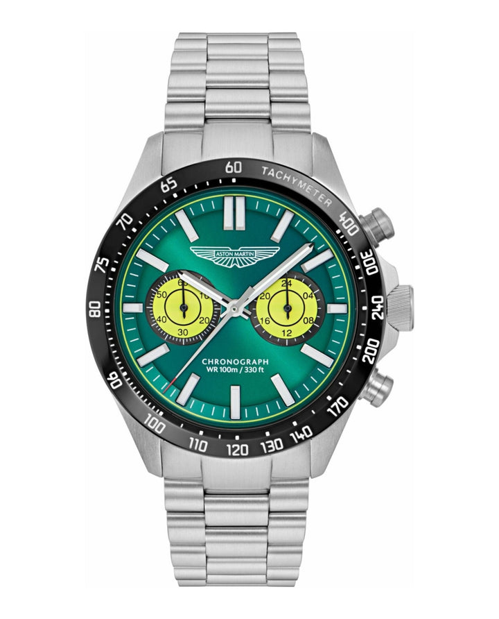 SPT Chrono Green Dial Chrono/Stainless Steel Bracelet Green Dial