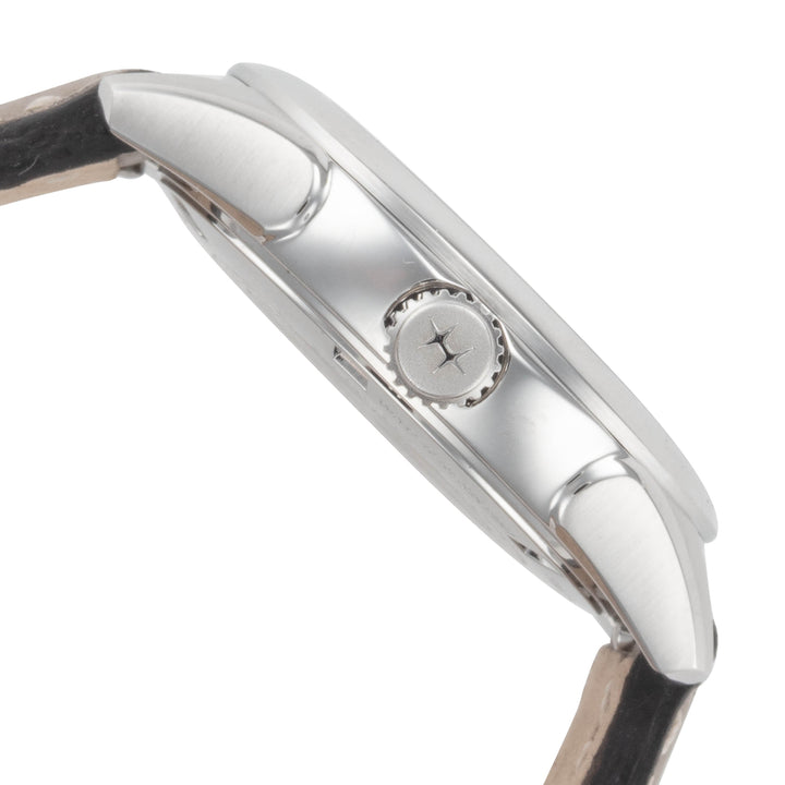 Jazzmaster 30 mm / Silver / Brown Silver Dial