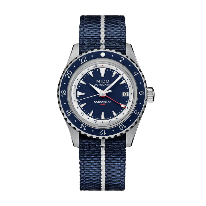 Ocean Star GMT Blue / Stainless Steel | Blue Dial