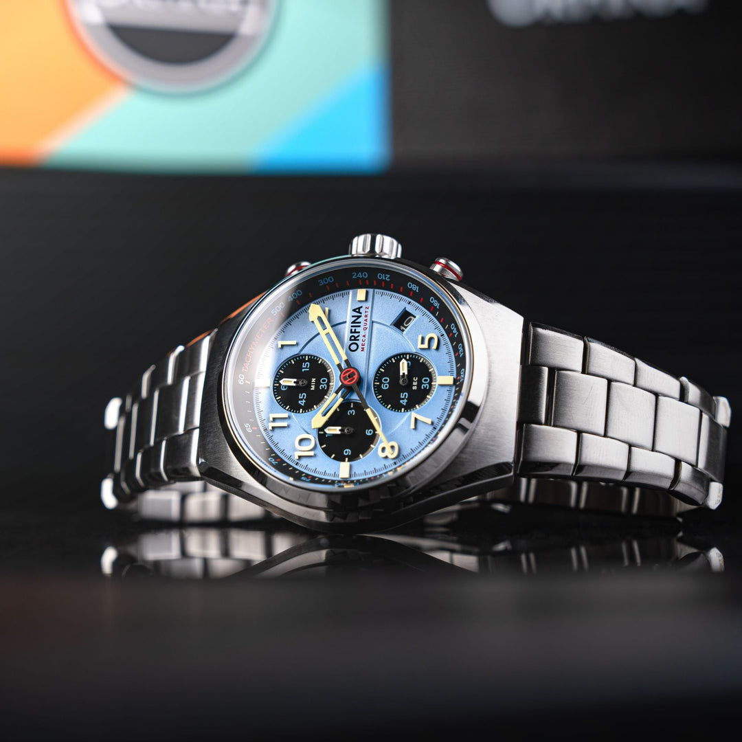 ORFINA ZERO-TWO CHRONOGRAPH Blue | Blue Dial