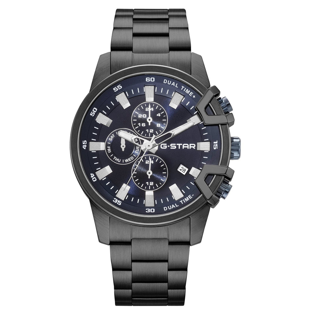 Bend3D Blue Dial / Black Stainless Steel Bracelet Blue Dial