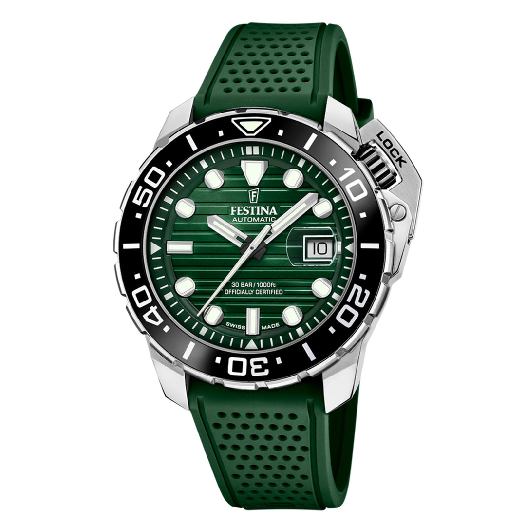 Odyssey Diver Green / Stainless Steel | Green Dial