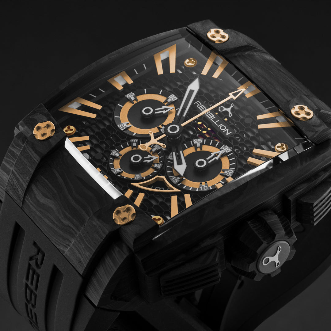 Re1 2.0 RBRE12CH.CA.5N / Black Gold | Black Gold Dial