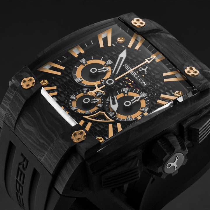 Re1 2.0 RBRE12CH.CA.5N / Black Gold | Black Gold Dial