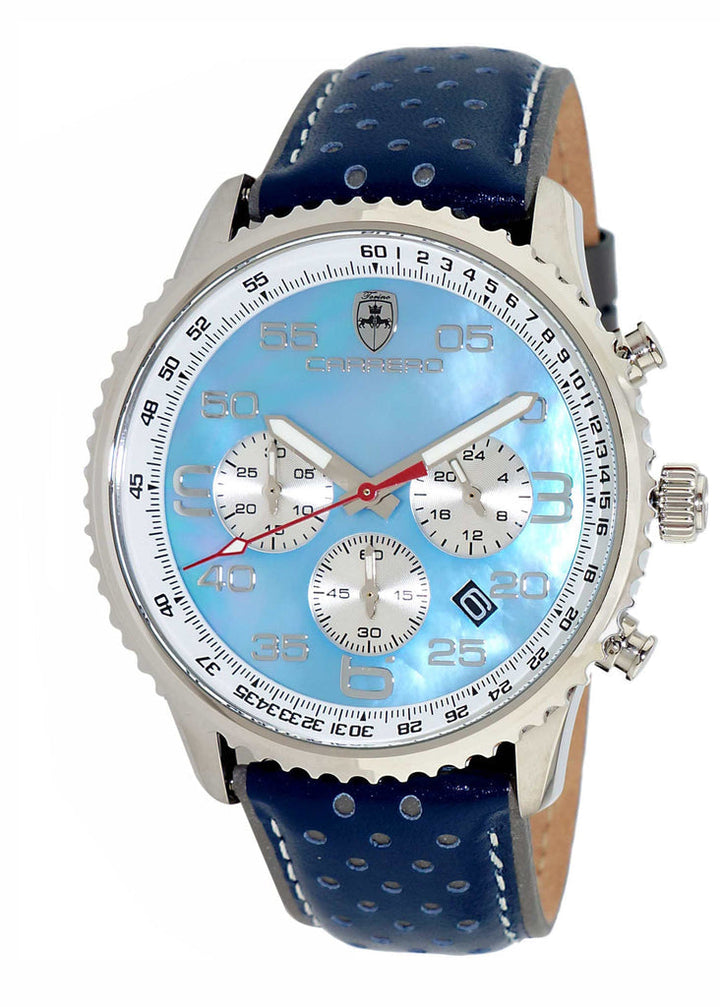 Aureum Silvertone/ Blue | Blue Dial