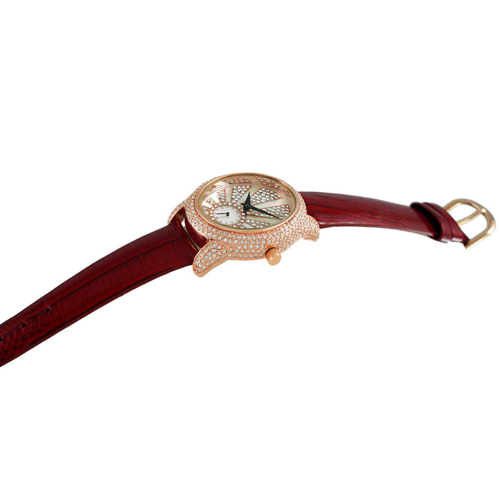 SUNRAY Rosetone/Red | White Dial