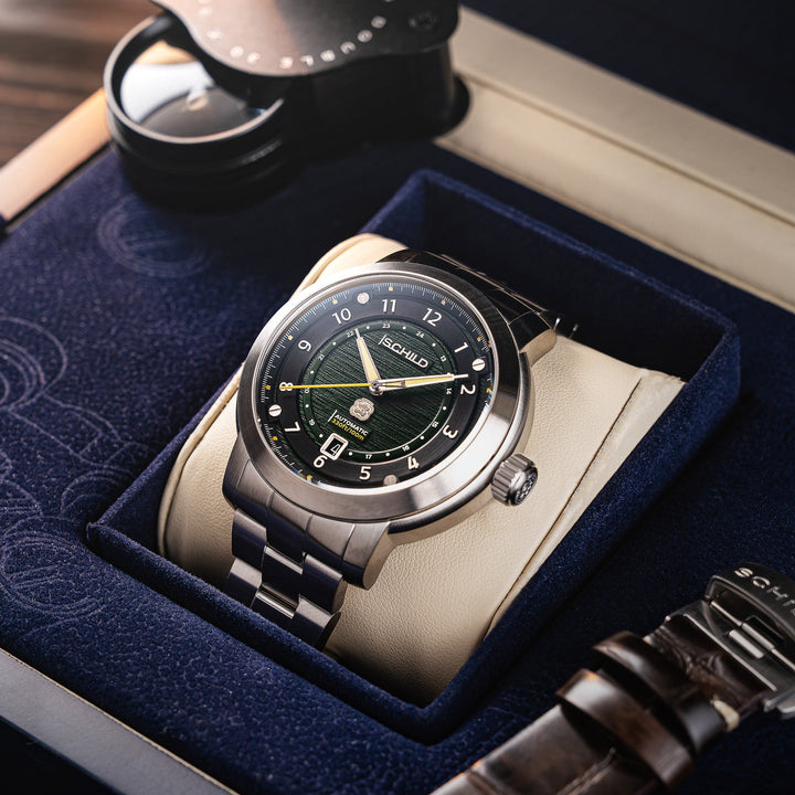 HEINRICH SWISS AUTOMATIC LIMITED EDITION LIMITED EDITION GREEN / STAINLESS STEEL