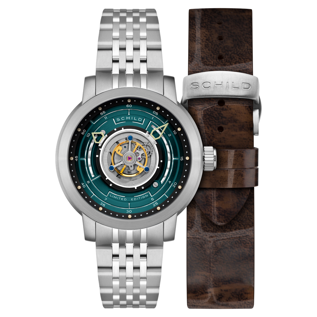 Heinrich Cyclone Tourbillon Limited Edition Green / Steel Stainless Steel | Gree