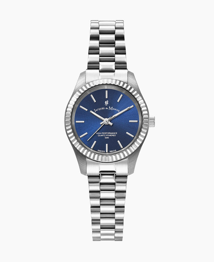 Inspiration prime (26.5mm) Blue dial / silver stainless steel bracelet Blue Dial