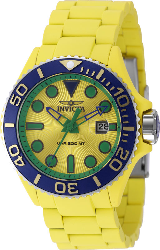 Grand Diver 46mm / Yellow / Silver Yellow Dial