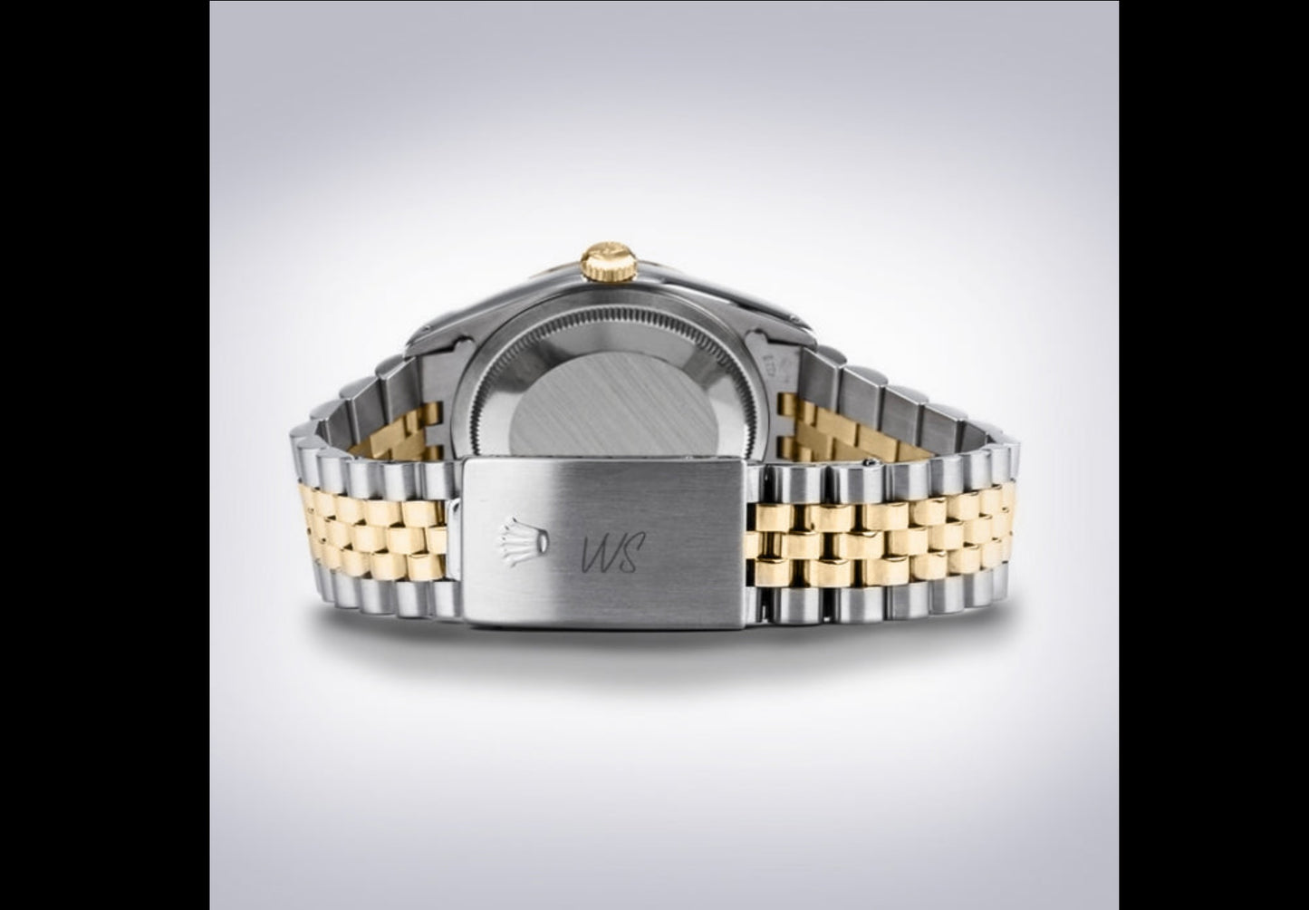 Rolex Steel and Yellow Gold Datejust 31 - Diamond Bezel - Blue Vignette Diamond Dial - Jubilee Bracelet