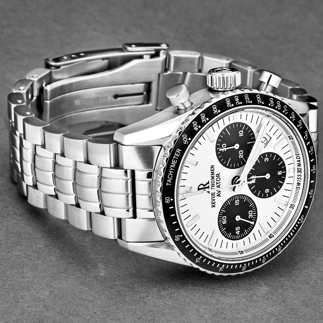 Aviator 17000.6132 / Silver | Silver Dial