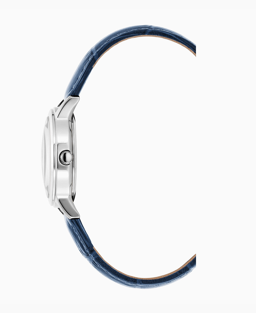 Genesis Ladies Blue leather strap White Dial