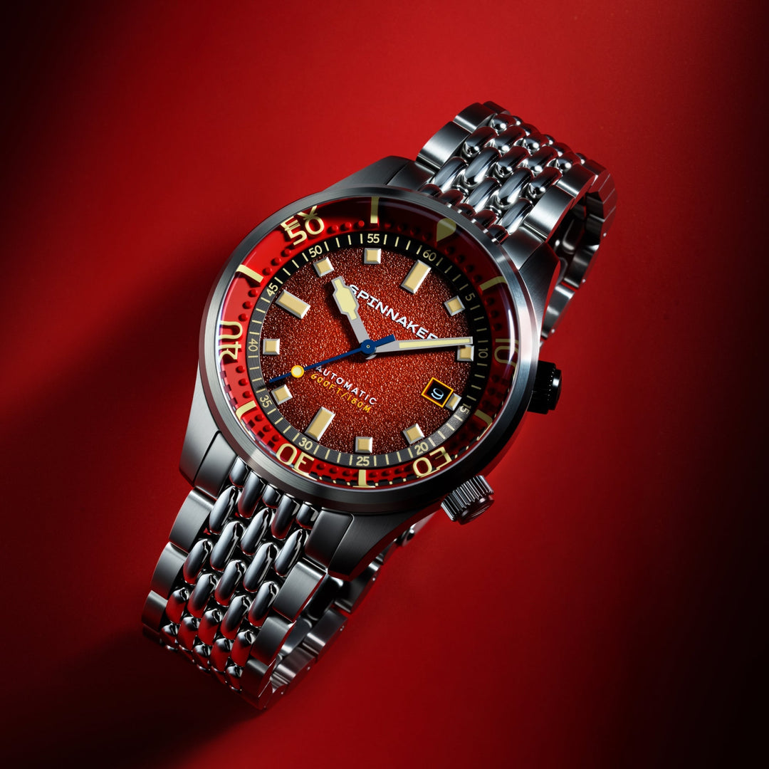 Bradner Automatic Red / Stainless Steel | Red Dial