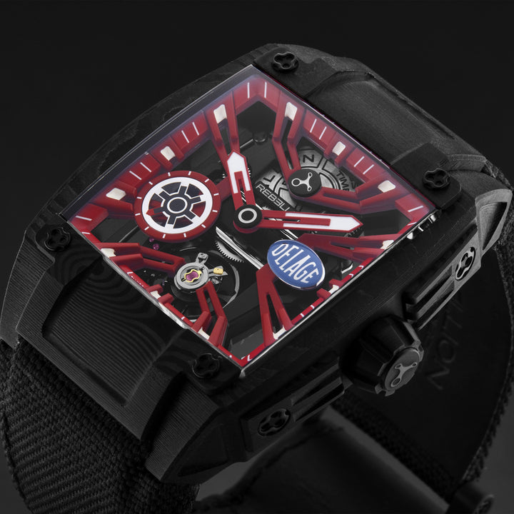 Re-Volt RBREV3H.TCADELR / Red Skeletonized | Red Skeletonized Dial